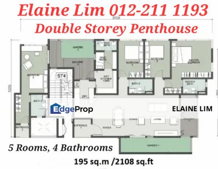 Kuala Lumpur Jalan Kuching Double Storey Penthous FREEHOLD Condo Excellent KL Accessibility, Spacious Layout, Low Density, 5 Tier Security., Kuala Lumpur, Jalan Kuching