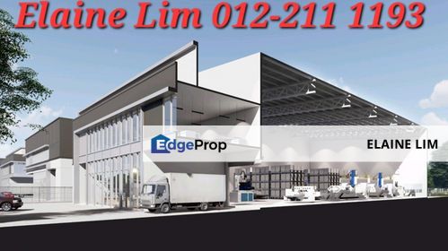 Puncak Alam Semi-Detached Factory For Sale. Strategic Location, Great ROI, 6.5  km to ECRL, Skilled Workforce & Talents Available. , Selangor, Bandar Puncak Alam