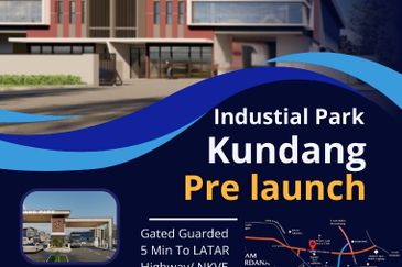 Kundang New Industrial Park. Detached Industrial Land For Sale  from 1 to 1.5 Acres. 5 minutes to LATAR, NKVE.
