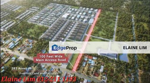 JENJAROM Freehold SEMI-DETACHED Factory With Office FOR SALE Near Fo Guang Shan Dong Zen Temple 200 meter from main Klang Banting Road., Selangor, Jenjarom