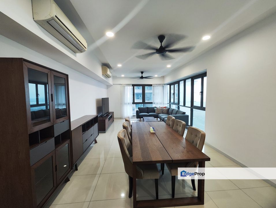 Seaview high floor service apartment at iskandar residence medini with fully furniture, Johor, Nusajaya