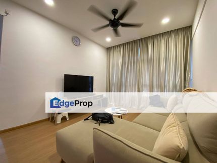Freehold full loan 3 room service apartment at midas perling iskandar puteri with renovated, Johor, Johor Bahru