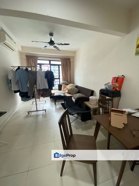 Full loan 3 room the garden residence service apartment at mutiara mas skudai, Johor, Skudai
