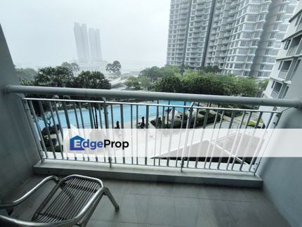 Freehold 1 room service apartment at teega suites fully furniture with balcony at puteri harbour, Johor, 