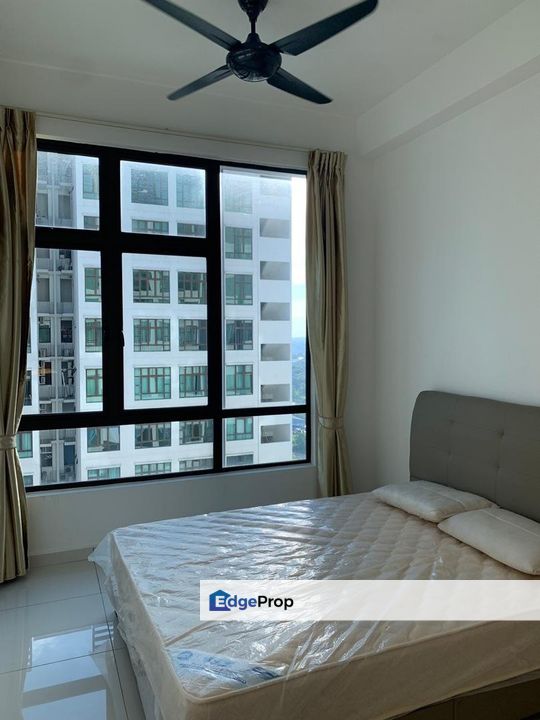 Freehold full loan 3 room fully furniture service apartment at d summit kempas skudai, Johor, Johor Bahru