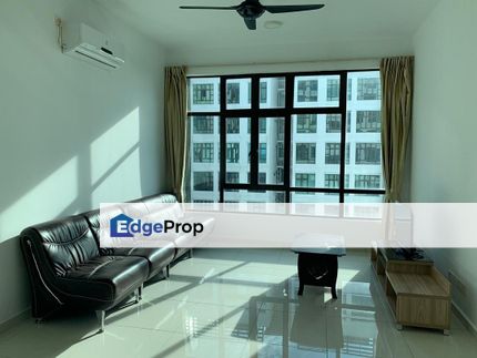 Freehold full loan 3 room fully furniture service apartment at d summit kempas skudai, Johor, Johor Bahru