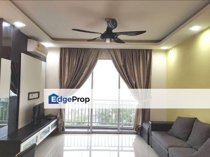 Full loan 4 room fully furniture service apartment at the aliff residence tampoi skudai, Johor, Johor Bahru