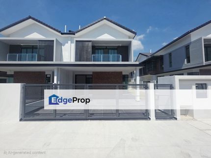 freehold new double storey cluster house guarded at aspira garden iskandar puteri, Johor, Gelang Patah