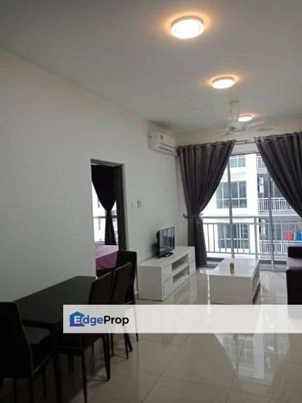 Full loan 1 room service apartment at the aliff residence tampoi skudai with fully furniture, Johor, Johor Bahru