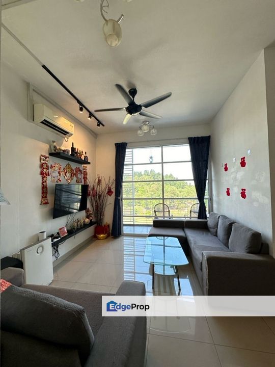 Freehold full loan 3 room service apartment renovated at horizon residence bukit indah , Johor, Bukit Indah