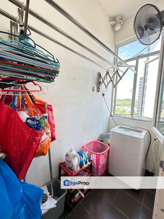 Freehold full loan 3 room service apartment renovated at horizon residence bukit indah , Johor, Bukit Indah