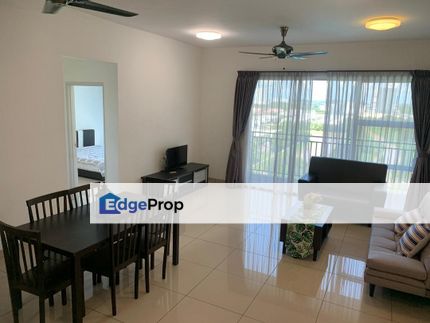 Freehold full loan 3 room service apartment high floor at d'rich nusa duta iskandar puteri, Johor, Johor Bahru