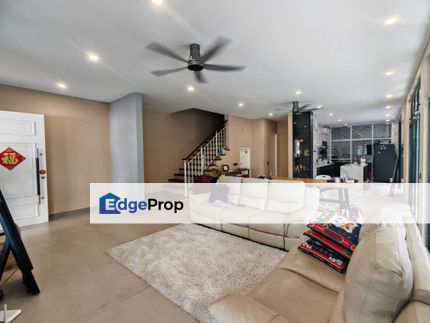 Freehold double storey cluster house renovated and guarded at eco botanic, Johor, Nusajaya