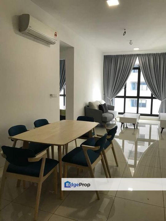 Freehold 2 room fully furniture service apartment at sky 88 johor bahru, Johor, Johor Bahru