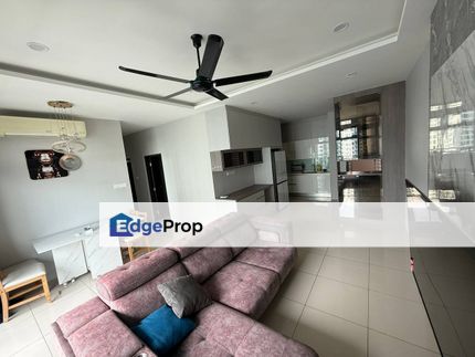 Freehold 3 room service apartment at 8scape residence perling skudai with renovated , Johor, Johor Bahru