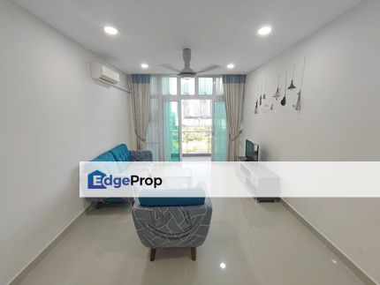 Full loan 2 room service apartment fully furniture in one medini , Johor, Nusajaya