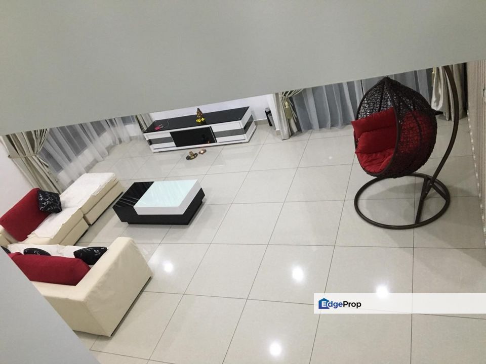 Freehold double storey cluster house unblock view renovated and guarded at bestari height skudai, Johor, Johor Bahru