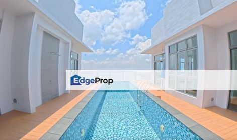 Freehold teega residence penthouse with private swimming pool  and superb seaview at puteri harbour, Johor, Kota Iskandar