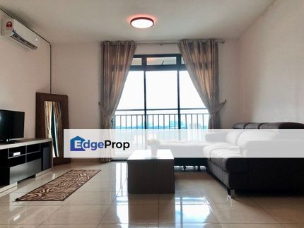 Freehold fully furniture 3 room service apartment at sky breeze bukit indah, Johor, Johor Bahru