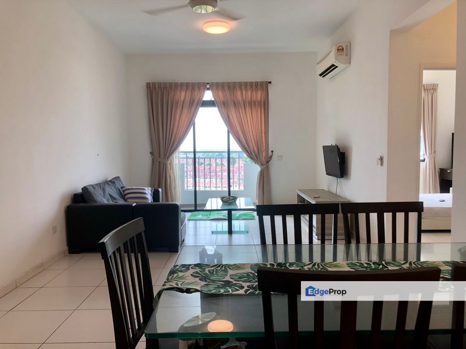 Freehold 3 room service apartment at sky view bukit indah iskandar puteri, Johor, Bukit Indah