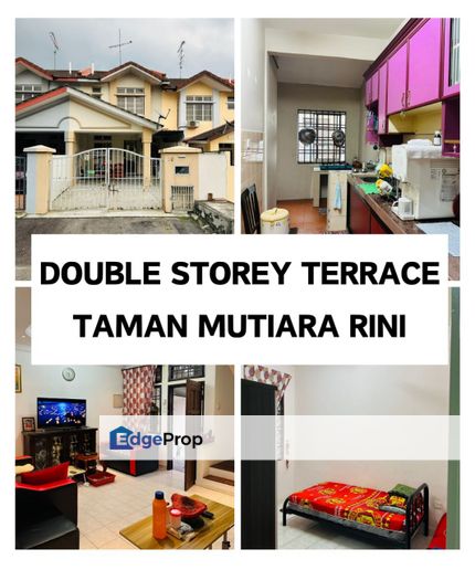 Double storey mutiara rini landed house with renovated, Johor, Skudai