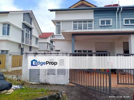 Freehold double storey cluster house at nusantara prima gelang patah, Johor, Nusajaya