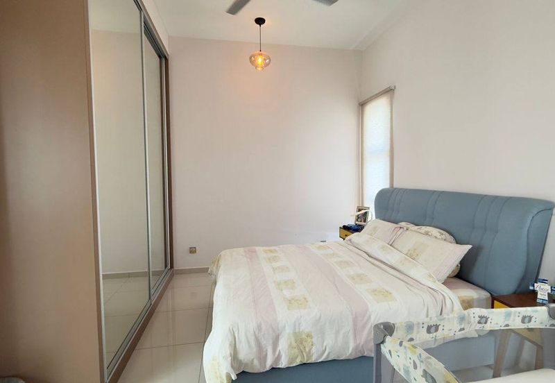 Freehold double storey cluster renovated at the green horizon hill iskandar puteri