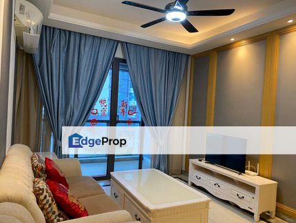 Freehold 2 room garden view service apartment at princess cove johor bahru, Johor, Johor Bahru