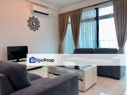 Freehold 2+1 room service apartment at sky loft bukit indah iskandar puteri, Johor, Johor Bahru