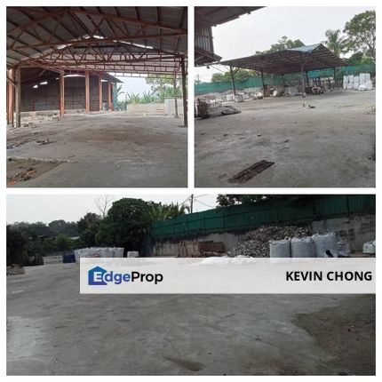 Beranang Industrial Land with Warehouse for Sale, Selangor, Semenyih