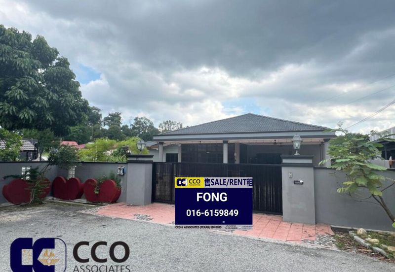 Jalan Raja Dihilir, Ipoh - FREEHOLD Super Spacious 1-Storey Bungalow House (For Sale)