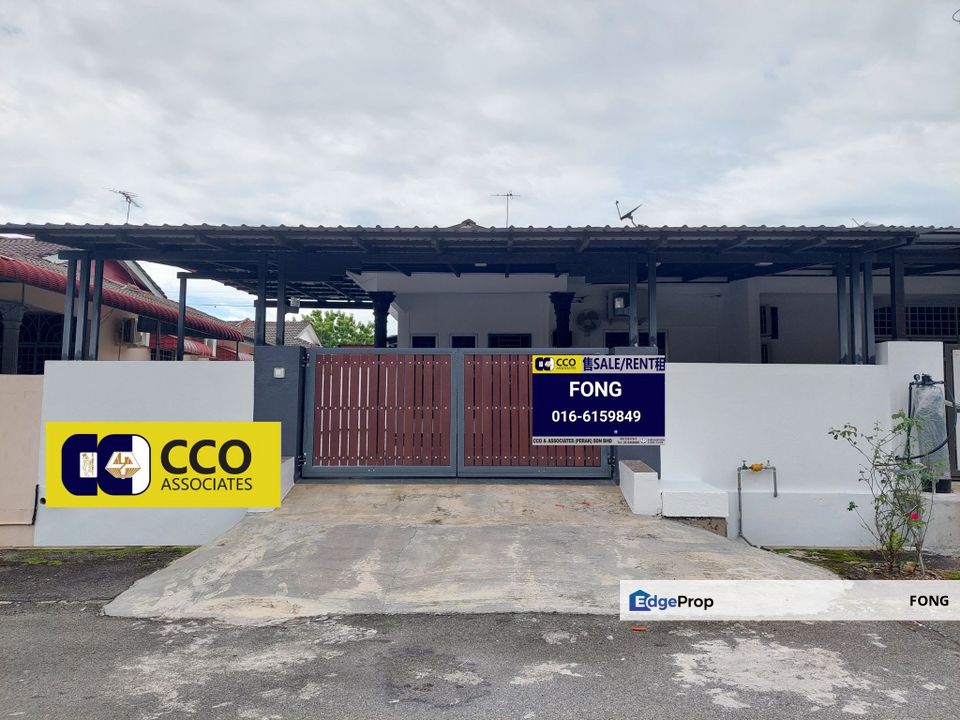 Gunung Rapat, Ipoh - Good & Move In Condition 1-Storey Terrace Intermediate Corner House (FOR SALE), Perak, Ipoh