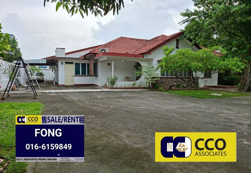 Manorama Garden Fair Park, Ipoh - FREEHOLD Well Maintained 1-Storey Bungalow House with Spacious Land  (For Sale)