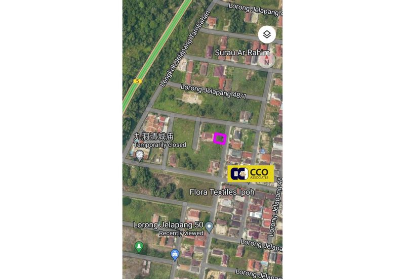 Jelapang, Ipoh - Bungalow Lot / Residential Land (For Sale)