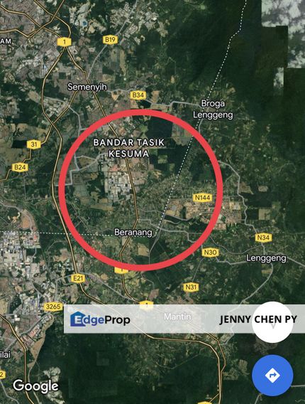 Beranang Semenyih Industrial Land for Sale, Selangor, Semenyih