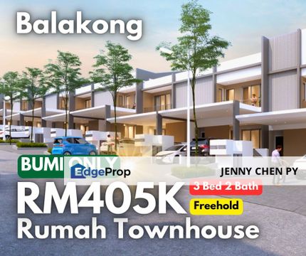 New TownHouse D'Heights  Balakong Cheras Selatan For Sale, Selangor, Balakong