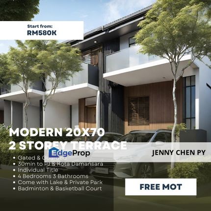 NEW Double storey terrace house @ Tropicana Alam Puncak Alam For Sale, Selangor, Shah Alam