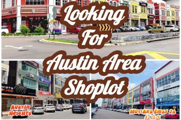 Austin Area Shoplot @ Jalan Mutiara Emas 2A, Austin Avenue, Austin Heights, Nanyang Street, Austin Crest