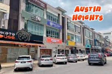 Austin Area Shoplot @ Jalan Mutiara Emas 2A, Austin Avenue, Austin Heights, Nanyang Street, Austin Crest