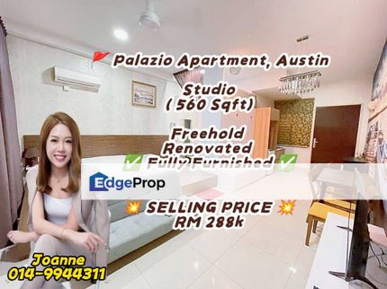 Studio @ Palazio Apartment, Mount Austin, Johor Bahru. Desa Tebrau, Taman Daya, Johor Jaya, Johor, Johor Bahru