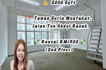 3 Storey Shoplot ( 2nd Floor) @ Jalan Tun Abdul Razak, Taman Suria Muafakat, Johor Bahru. Nearby Jb Town, Larkin, Taman Tasek, Tampoi