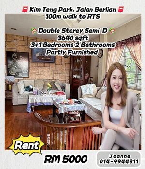 Double Storey Semi D @ Kim Teng Park, Jalan Berlian, Bukit Ungku Aziz ...