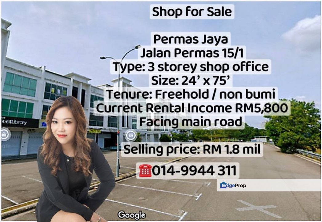 Permas Jaya,Megah Ria,Senibong,Johor for Sale @RM1,800,000 By JOANNE ...