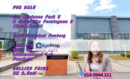 Eco Business Park 3, Jalan Eko Perniagaan 2, Kota Masai, Pasir Gudang, Johor, Johor Bahru