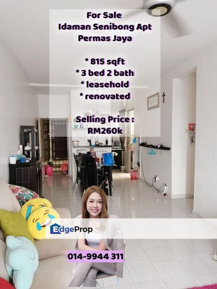 Idaman Senibong Apartment, Permas Jaya, Masai, Plentong, Johor, Permas Jaya/Senibong