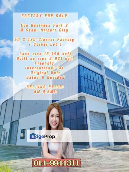 Eco Business Park 2, Senai Airport City,  SAC, Senai, Kempas, Johor., Johor, Senai