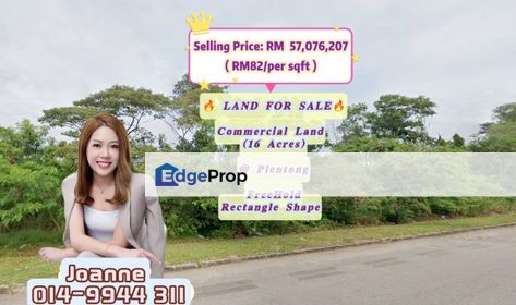 Commercial Land For Sale @ Plentong, Masai Johor, Johor, Masai