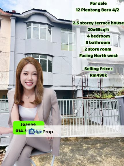 12 Plentong Baru 4/2 Permas Seri Alam Johor Jaya Molek Desa Harmoni, Johor, Masai