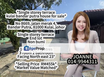 No 8669, jalan merak 4, Bandar Putra, 81000 Kulai, johor, Johor, Kulai