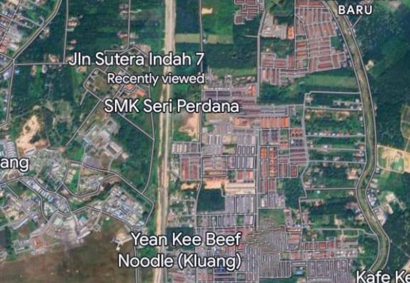 5 Acres Zoning Residential Land - Jalan Sutera Indah, Taman Sutera Indah, Kluang, Johor